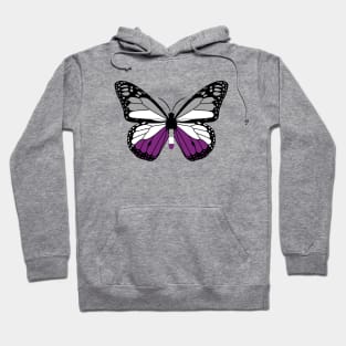 Asexual Pride Butterfly Hoodie